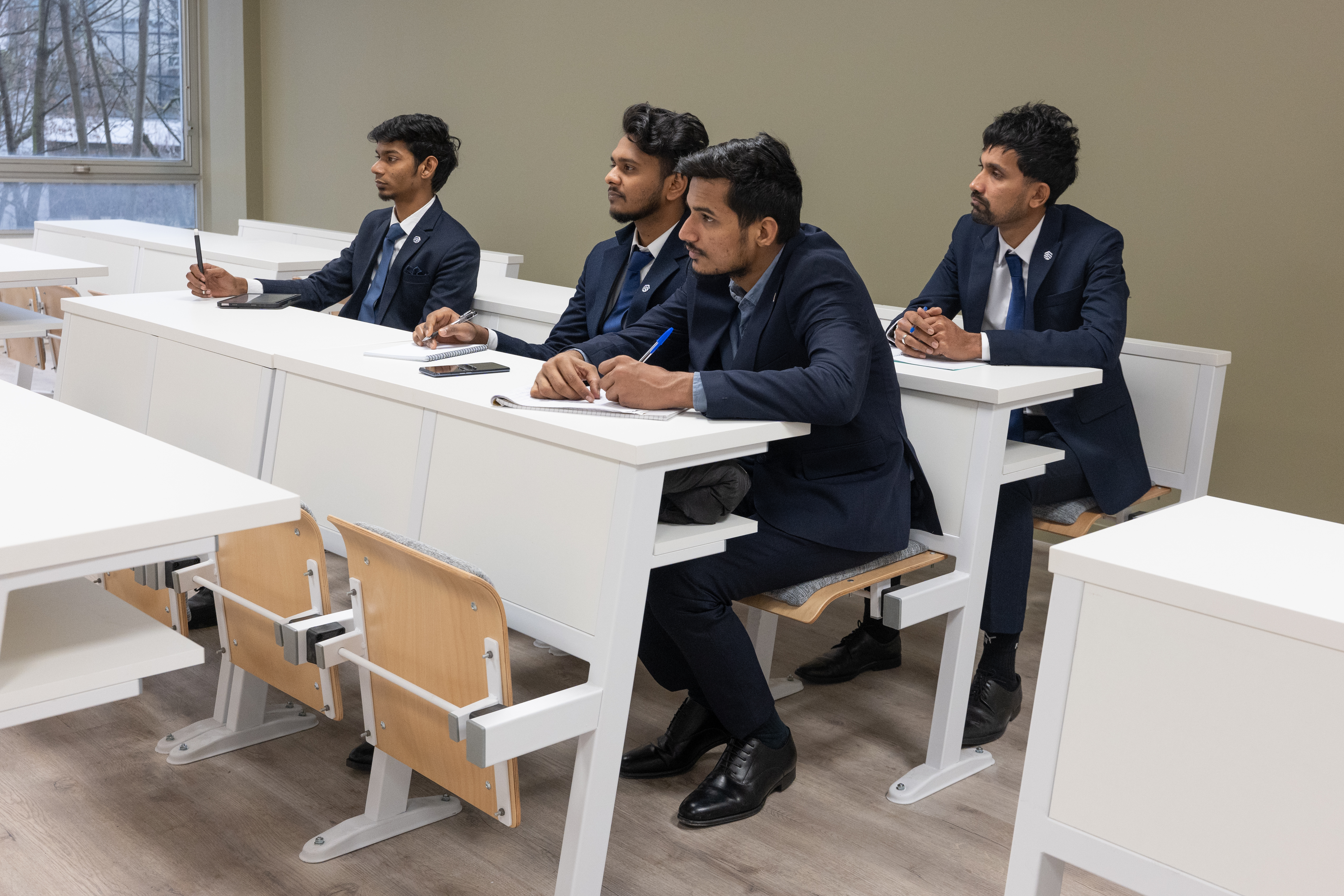 Étudiants en classe