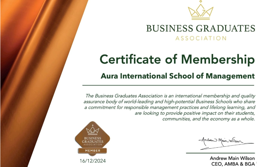 member of the BGA’s new international accreditation
